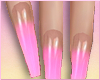 Barbie Pink Ombre Nails