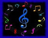 Colorful Music Notes