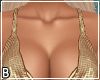 Disco Gold Cowl Top