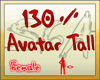 130 % avater tall resize