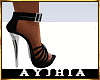 a• Cynda Black Heels