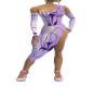 purple pashion outfit