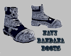 [M] Navy Bandana Boots
