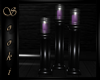 $ Black/Purple Candles