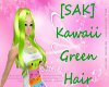 [SAK] Kawaii Green Hair