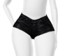 [MM] Blk Leather Shorts