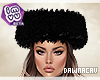 [DJ] Cindy Black Fur Hat