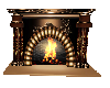 GOLD FIRE PLACE