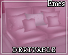 Pink Couch Poses