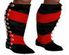 Red Medieval Boots V1 F