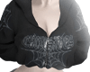 web hoodie rhinestones