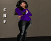 CRF* Purple Casual fit