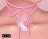 hello kitty collar pink