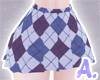 A. Blue school skirt