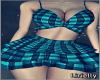 .L< Caipira Blue Dress