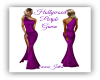 Hollywood Purple Gown