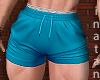 Blue Muscle Shorts.