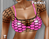 T l Pink Fishnet Perfect