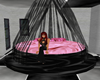 Black/Pink Canopy Bed