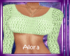 (A) Green Sweater/Jeans
