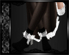 S| Lace Black Socks ; F