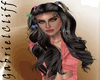 Black Long Braids Bows