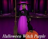 Halloween Witch Purple