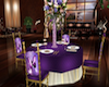 purple party table
