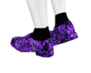 PURPLE AND LACE SHOE'S