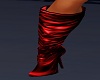 *cp* red leather boots