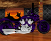 Purple Custom Harley