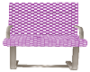 side chair ging purple