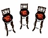 BLAZING SADDLE BARSTOOLS