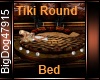 [BD] Tiki Round Bed
