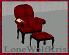 Reading Chair red&black