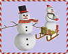 Snowmen with Sled