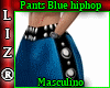 Pants blue hiphop mascul