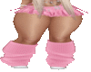pink short skirt