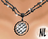 Silver Black Necklace Wb