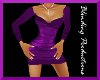 Purple Leather Dress