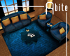 Blue Ostrich Sofa Set ST