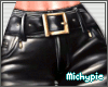 Black Leather Pants M