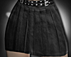 pleated belted skirt