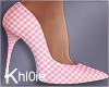 K Barb pink heels