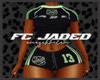 football baby tee black
