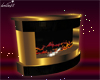 B*Gold/Black Fireplace