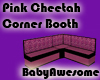 BabyA Pink Corner Booth