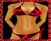 red rave bikini