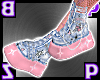 Dream Denim Boots/Pink