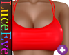 Red Lari Crop Top